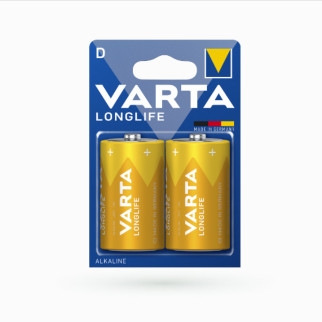Батарейка калюжна D/LR20 (бл-2шт) VARTA Longlife - Інтернет-магазин спільних покупок ToGether