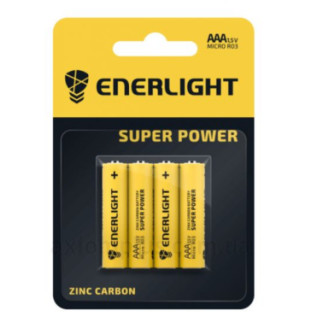 Батарейка сольова AAA/R03 (бл-4шт) Enerlight SuperPower - Інтернет-магазин спільних покупок ToGether