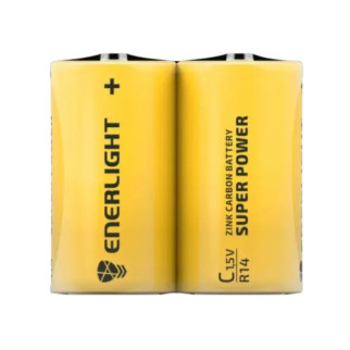 Батарейка сольова С/R14 (пл-2шт) Enerlight SuperPower - Інтернет-магазин спільних покупок ToGether