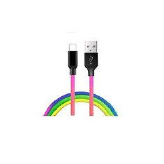 Кабель USB Lightning ColorWay CW-CBUL016-MC 2,4A 1м різнокольоровий - Інтернет-магазин спільних покупок ToGether