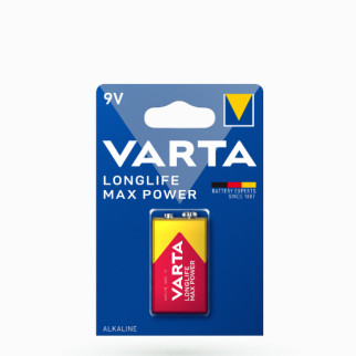 Батарейка калюжна 9V/6LR61 (бл-1шт) VARTA Longlife Max Power - Інтернет-магазин спільних покупок ToGether