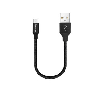 Кабель USB MicroUSB ColorWay CW-CBUM048-BK 2,4A 0,25м чорний - Інтернет-магазин спільних покупок ToGether
