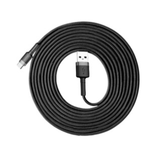 Кабель USB Type-C BASEUS CATKLF-CG1 Cafule 3,0A 2м чорний/сірий - Інтернет-магазин спільних покупок ToGether