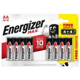 Батарейка калюжна AA/LR6 (бл-4+4 шт.) Energizer Max - Інтернет-магазин спільних покупок ToGether