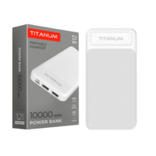 Павербанк 10000 mAh Titanum TPB-912-W білий - Інтернет-магазин спільних покупок ToGether