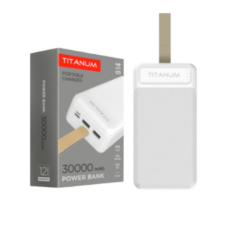 Павербанк 30000mAh Titanum TPB-914-W білий - Інтернет-магазин спільних покупок ToGether