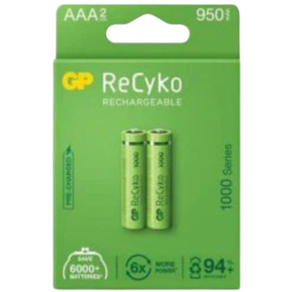 Акумулятор 100AAAHCE-EB2 950 mAh (бл-2шт) GP ReCyko - Інтернет-магазин спільних покупок ToGether