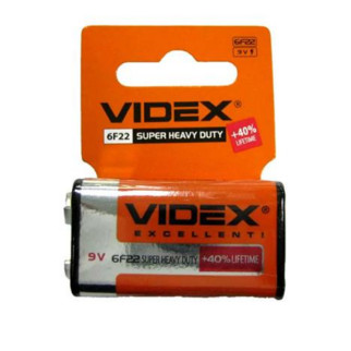Батарейка сольова V9 (бл-1шт) Videx - Інтернет-магазин спільних покупок ToGether
