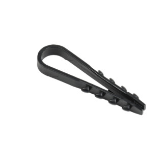 Дюбель-ялинка 12мм для круглого кабелю чорний 100шт/уп APRO - Інтернет-магазин спільних покупок ToGether