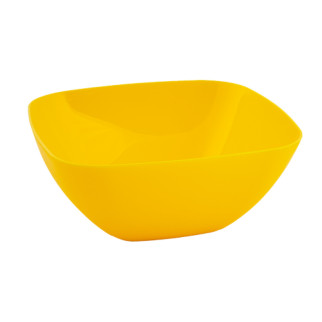 Салатник 18*18*7,5 см пластик темно-жовтий Алеана - Інтернет-магазин спільних покупок ToGether