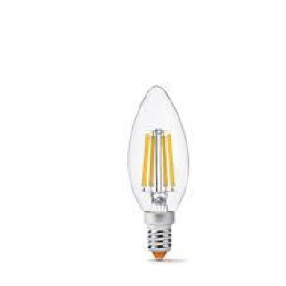 Лампа C37 6W E14 4100К 220V Filament LED Videx - Інтернет-магазин спільних покупок ToGether