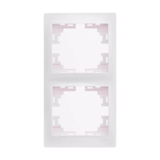MIRA білий Рамка вертикальна 2-а без вставки Лезард - Інтернет-магазин спільних покупок ToGether