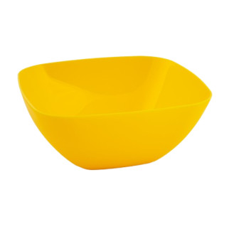 Салатник 12х12х5,5 см пластик темно-жовтий Алеана - Інтернет-магазин спільних покупок ToGether