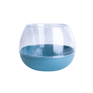 Вазон Сфера d14 см ізо-блакитний прозорій Алеана - Інтернет-магазин спільних покупок ToGether
