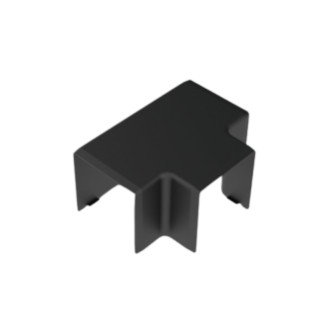 Трійник для LHD 40*40мм чорний ПВХ PK Копос - Інтернет-магазин спільних покупок ToGether