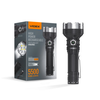 Ліхтарик LED портативний 5500Lm 5000К чорний VLF-A505C Videx - Інтернет-магазин спільних покупок ToGether