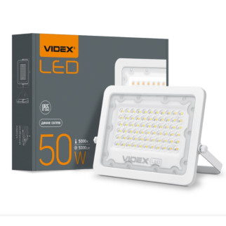 LED Прожектор 50W 5000К 220V білий VL-F2e-505W Videx - Інтернет-магазин спільних покупок ToGether