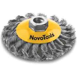 Щітка конус d100 мм плете. сталь NovoTools NovoAbrasive - Інтернет-магазин спільних покупок ToGether