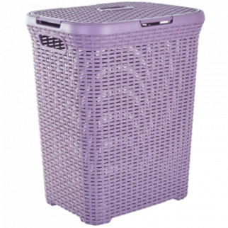Кошик для білизни 50л фіолетовий Ротанг Алеана - Інтернет-магазин спільних покупок ToGether