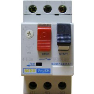 Автоматичний вимикач захисту двигуна ВА-2005 М10 УКРЕМ Аско - Інтернет-магазин спільних покупок ToGether