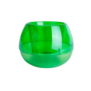 Вазон Сфера d10 см зелений прозорий Алеана - Інтернет-магазин спільних покупок ToGether
