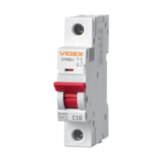 Автоматичний вимикач 1P 16А 4,5 kA VF-RS4-AV1C16 Resist Videx - Інтернет-магазин спільних покупок ToGether