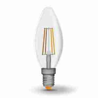 Лампа C37 4W E27 4100К 220V Filament LED Videx - Інтернет-магазин спільних покупок ToGether