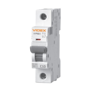 Автоматичний вимикач 1P 10А 6 kA VF-RS6-AV1C10 Resist Videx - Інтернет-магазин спільних покупок ToGether