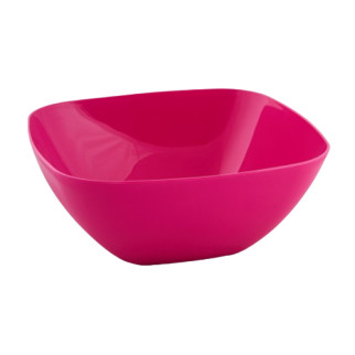Салатник 24*24*9,5 см пластик темно-рожевий Алеана - Інтернет-магазин спільних покупок ToGether