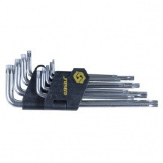 Набір ключів TORX T10-T50мм короткі з отвором CrV 9шт SIGMA - Інтернет-магазин спільних покупок ToGether