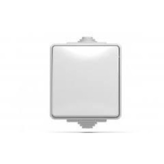 BINERA сірий Вимикач зовнішній прохідний 1кл IP65 Videx - Інтернет-магазин спільних покупок ToGether