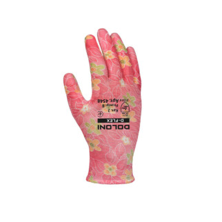 Рукавички 4548 трикотаж PU-покриття неповний облив р.8(M) рожевий ДКГ - Інтернет-магазин спільних покупок ToGether