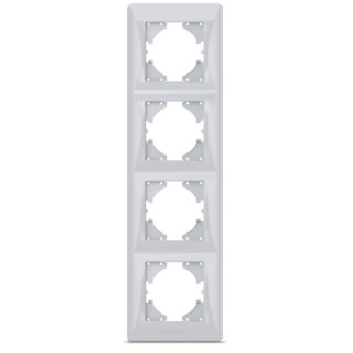 BINERA срібний шовк Рамка вертикальна 4-а Videx - Інтернет-магазин спільних покупок ToGether