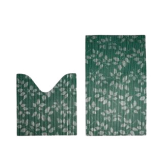 Набір килимків для ванної 2шт: 80*48см+48*48см зелений Дариана - Інтернет-магазин спільних покупок ToGether