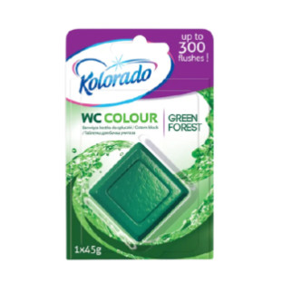 Таблетка для бачка унітазу WC Colour зелений KOLORADO - Інтернет-магазин спільних покупок ToGether