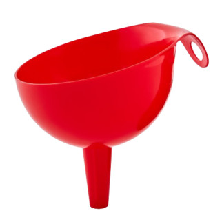 Воронка зливна середня пластик червоний Алеана - Інтернет-магазин спільних покупок ToGether