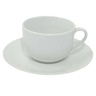 Набір чайний 2пр (ч.180мл + блюдце) порцеляна білий Interos - Інтернет-магазин спільних покупок ToGether