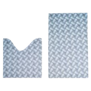 Набір килимків для ванної 2шт: 80*48см+48*48см синій Дариана - Інтернет-магазин спільних покупок ToGether