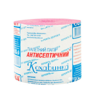 Туалетний папір антисептичний одношаровий рожевий Кохавинка - Інтернет-магазин спільних покупок ToGether