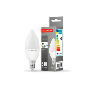 Лампа LED C37 6W E14 4100К 220V Titanum - Інтернет-магазин спільних покупок ToGether