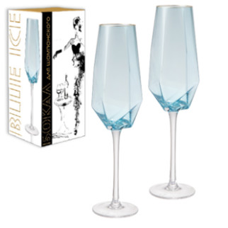 Келих Blue ice 380мл для шампанського 7051-06 S&T - Інтернет-магазин спільних покупок ToGether