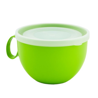 Чашка з кришкою 0,5л пластик оливковий/прозорий Алеана - Інтернет-магазин спільних покупок ToGether