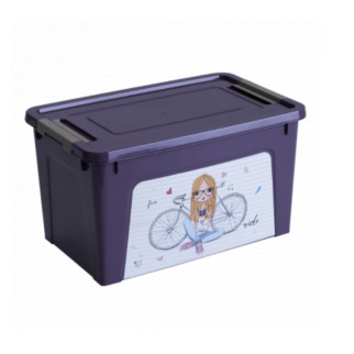 Контейнер 3,5л фіолетовий з малюнком Дівчатка Smart Box Алеана - Інтернет-магазин спільних покупок ToGether