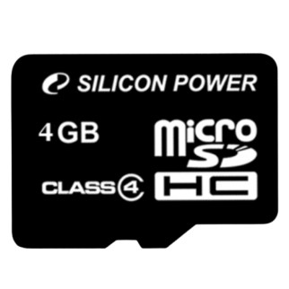 Карта пам'яті microSDHC 4Гб Сlass 4 Silicon Power (no adapter) - Інтернет-магазин спільних покупок ToGether