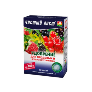 Добриво для плодово-ягідних чагарників мінеральне 300гр (кристал) Квітофор Чистий лист - Інтернет-магазин спільних покупок ToGether