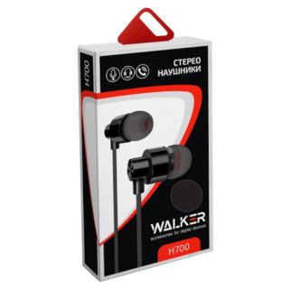 Навушники WALKER H700 з мікрофоном чорний - Інтернет-магазин спільних покупок ToGether
