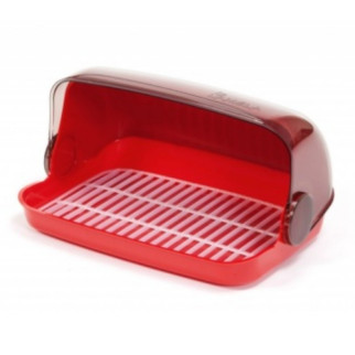 Хлібниця mini пластик 01 червоний "Галицька" Ламела - Інтернет-магазин спільних покупок ToGether