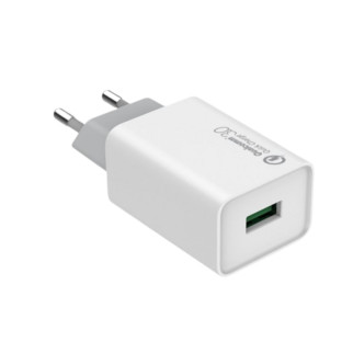 Зарядний пристрій мережевий USB 3,0A QC 18W білий ColorWay CW-CHS013Q-WT - Інтернет-магазин спільних покупок ToGether