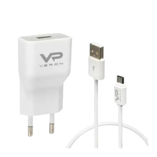 Зарядний пристрій мережевий USB 3,0A QC 18W Veron AD-17 - Інтернет-магазин спільних покупок ToGether