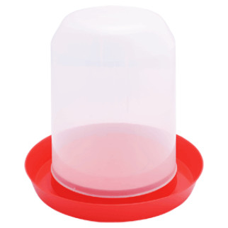Поїльник для птахів пластик червоний прозорий Алеана - Інтернет-магазин спільних покупок ToGether